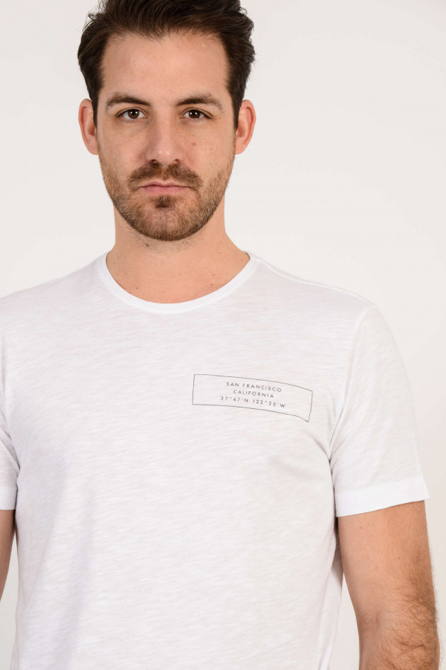 Juvia T-Shirt mit Schriftzug in Weiß