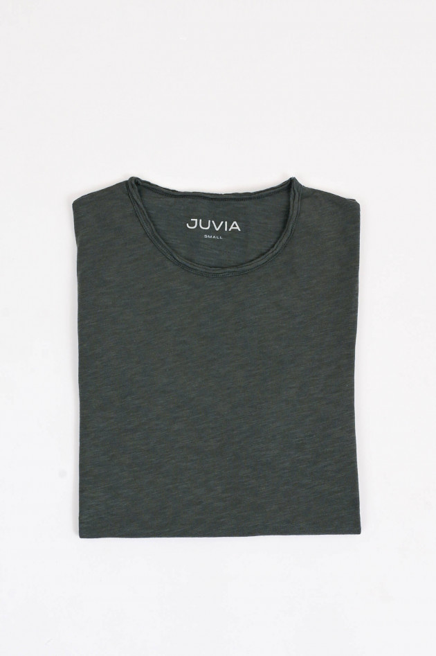Juvia Basic T-Shirt in Dunkelgrün