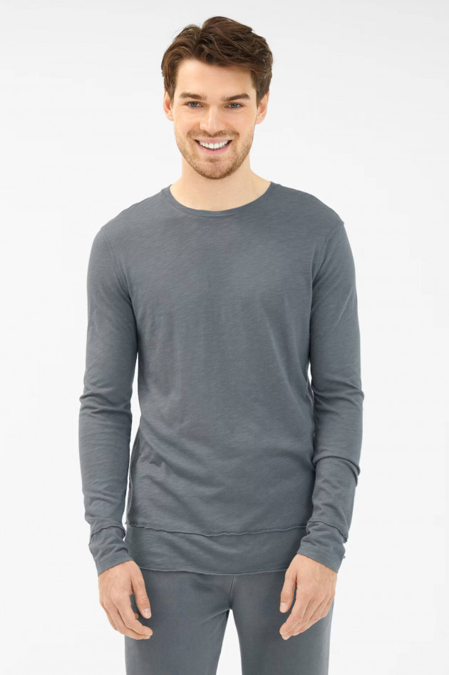 Juvia Langarm Shirt in Anthrazit