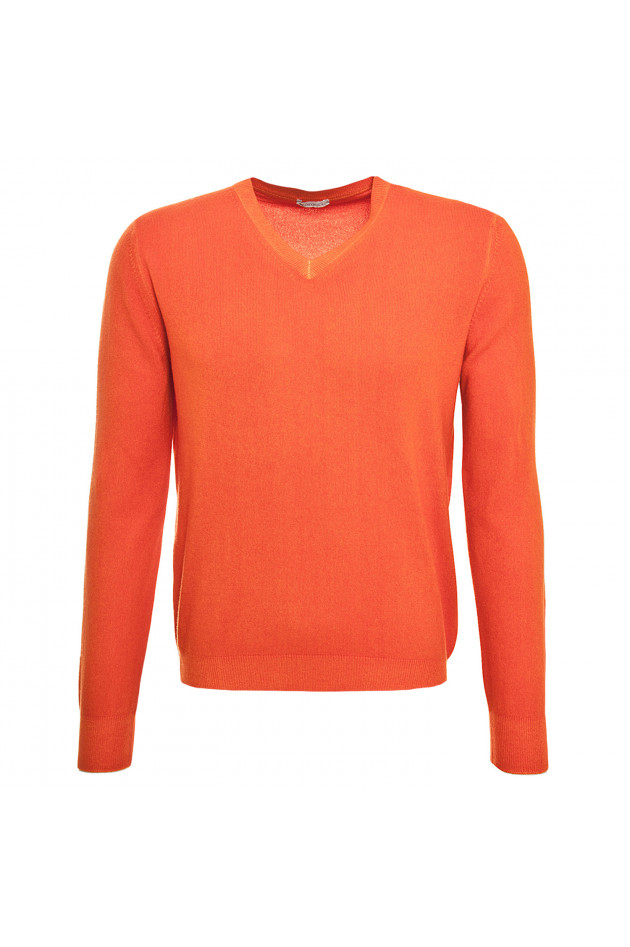 Zanieri Kaschmirpullover in Orange