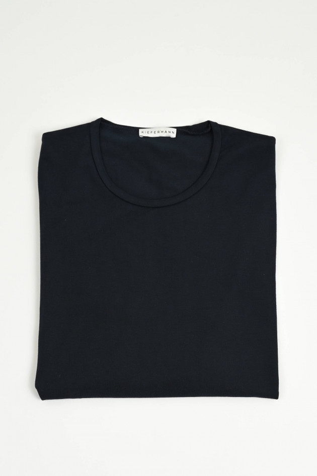 Kiefermann Kurzarm-Shirt HERO aus Baumwoll-Modal-Mix in Navy