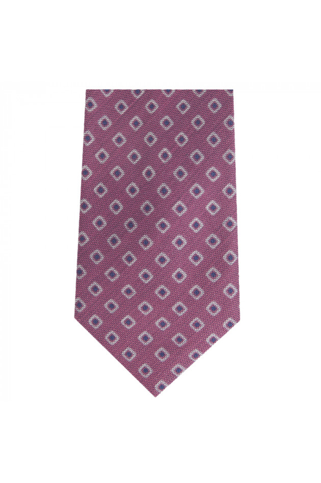 Pelo Krawatte in Pink/Blau/Natur