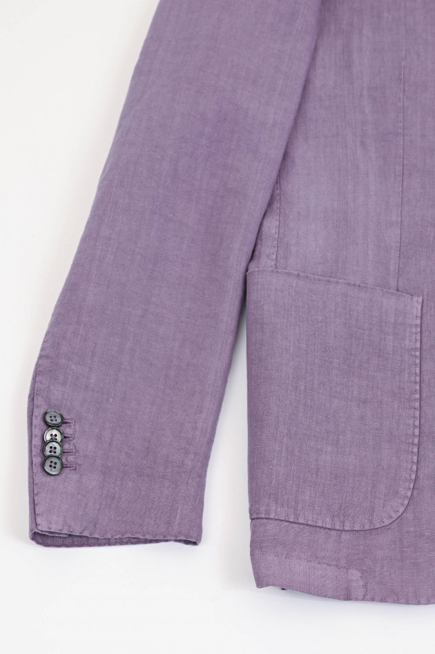 L.B.M. Sakko aus Leinen in Violett