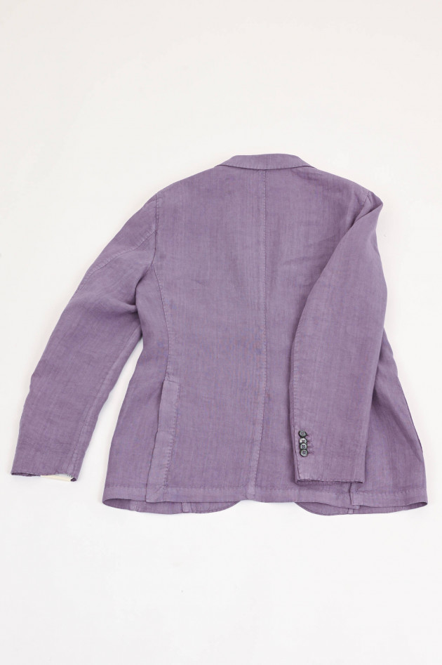L.B.M. Sakko aus Leinen in Violett