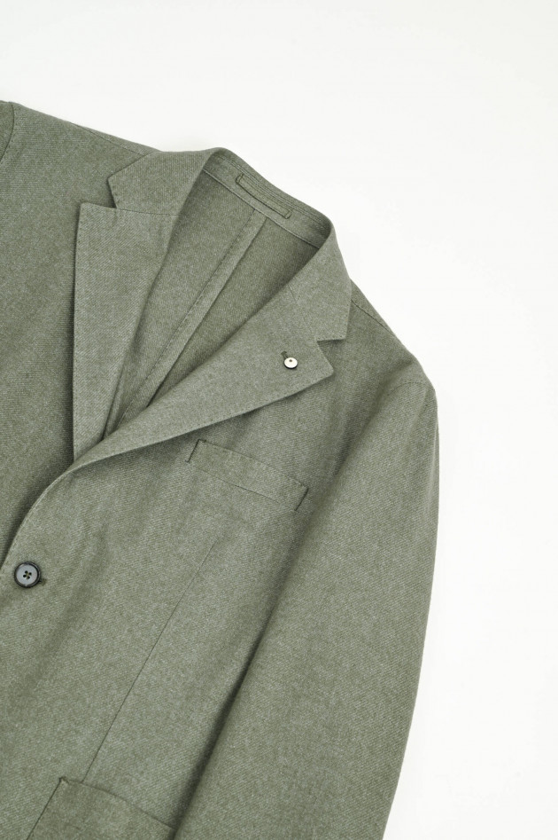 L.B.M. Sakko aus Woll-Cashmere-Mix in Salbei