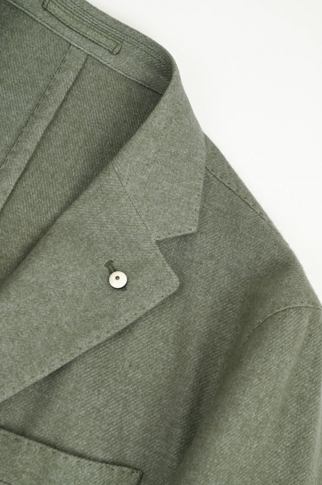 L.B.M. Sakko aus Woll-Cashmere-Mix in Salbei