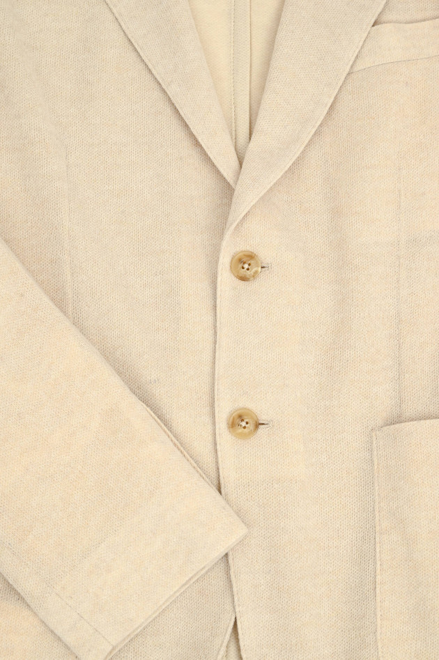 L.B.M. Sakko aus Woll-Cashmere-Mix in Creme