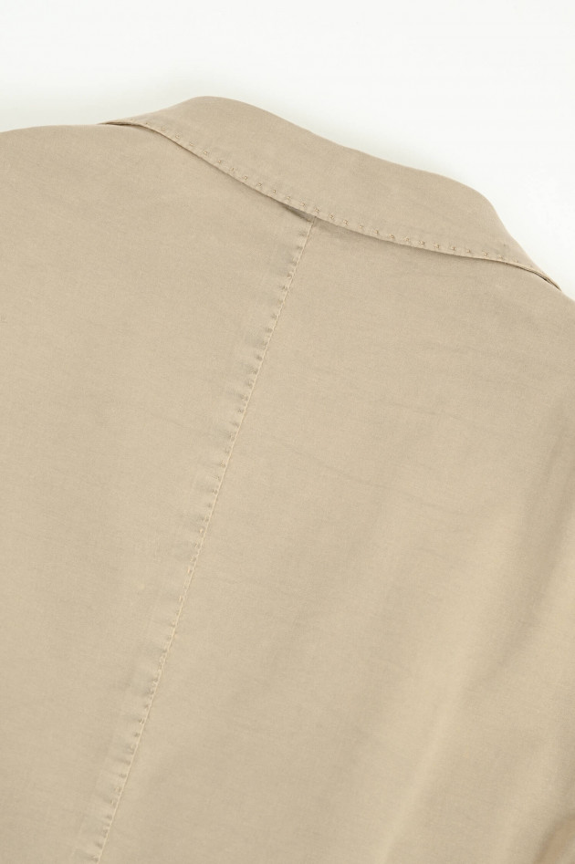 L.B.M. Sakko aus Baumwoll-Seiden-Mix in Beige