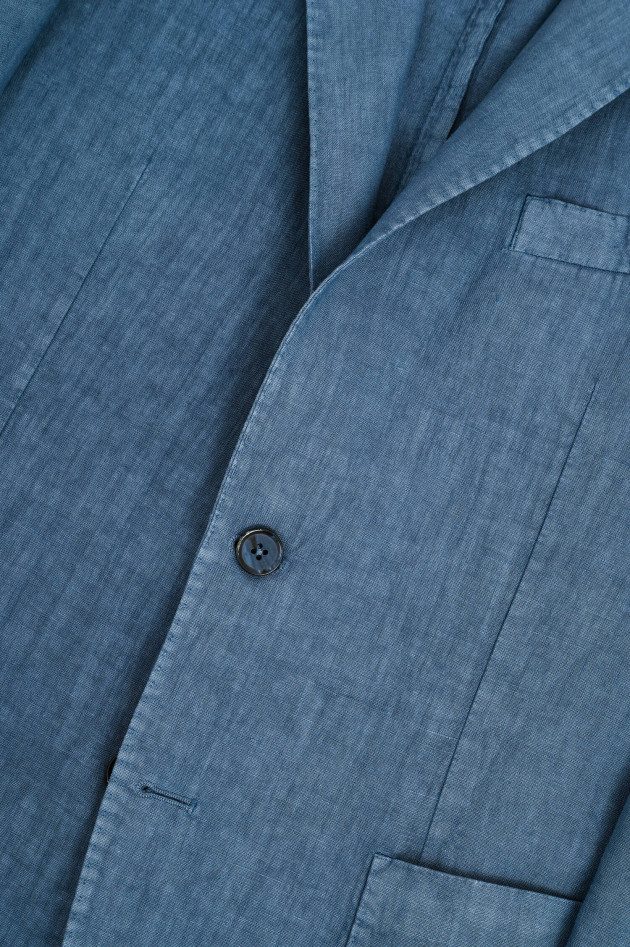 L.B.M. Sakko aus Leinen in Denimblue