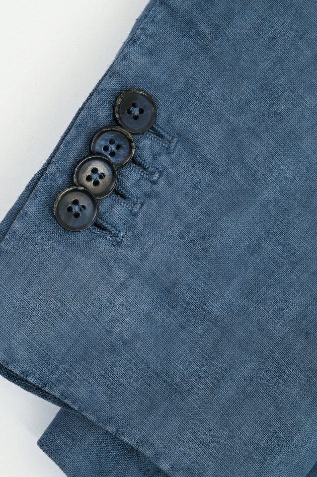L.B.M. Sakko aus Leinen in Denimblue