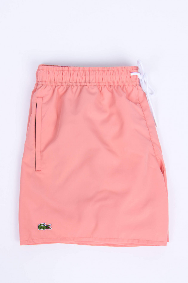 Lacoste Badeshorts in Lachs