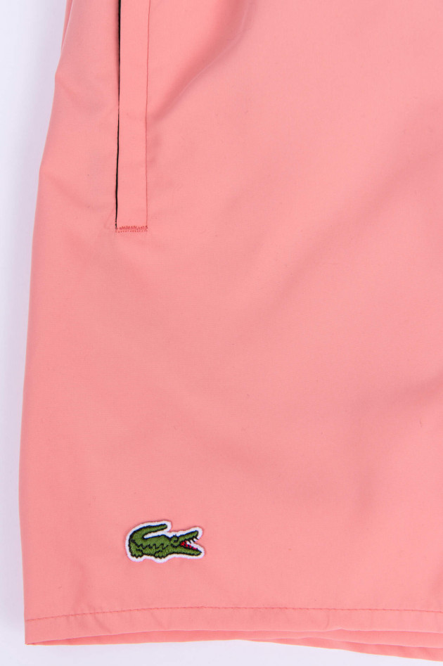 Lacoste Badeshorts in Lachs
