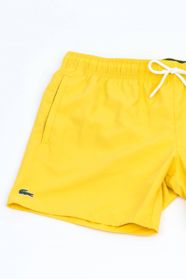 Lacoste Badeshorts in Gelb