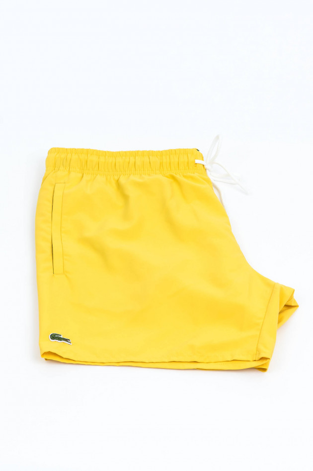 Lacoste Badeshorts in Gelb