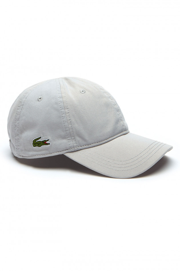 Lacoste Schildkappe in Hellgrau