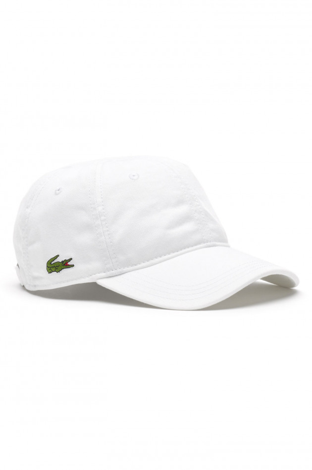 Lacoste Schildkappe in Weiß