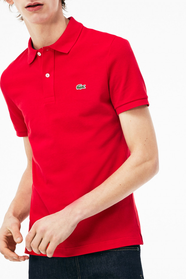 Lacoste Poloshirt aus Baumwolle in Rot