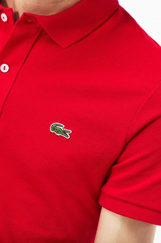 Lacoste Poloshirt aus Baumwolle in Rot