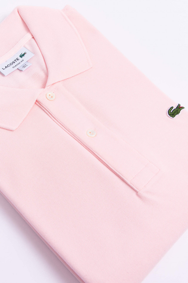 Lacoste Poloshirt mit Logo in Rosa