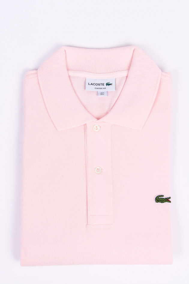 Lacoste Poloshirt mit Logo in Rosa