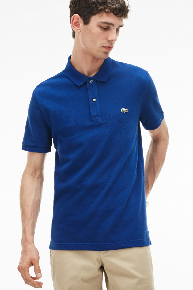 Lacoste Poloshirt aus Baumwolle in Blau