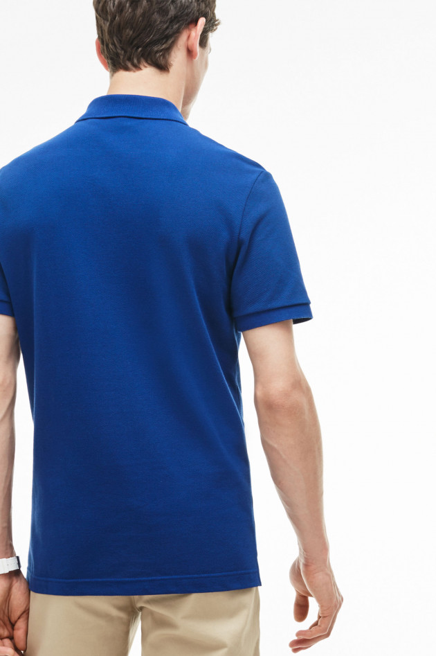 Lacoste Poloshirt aus Baumwolle in Blau