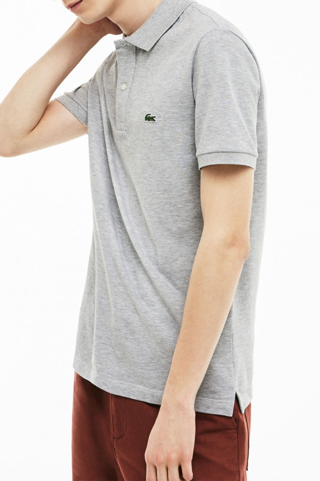 Lacoste Poloshirt aus Baumwolle in Hellgrau