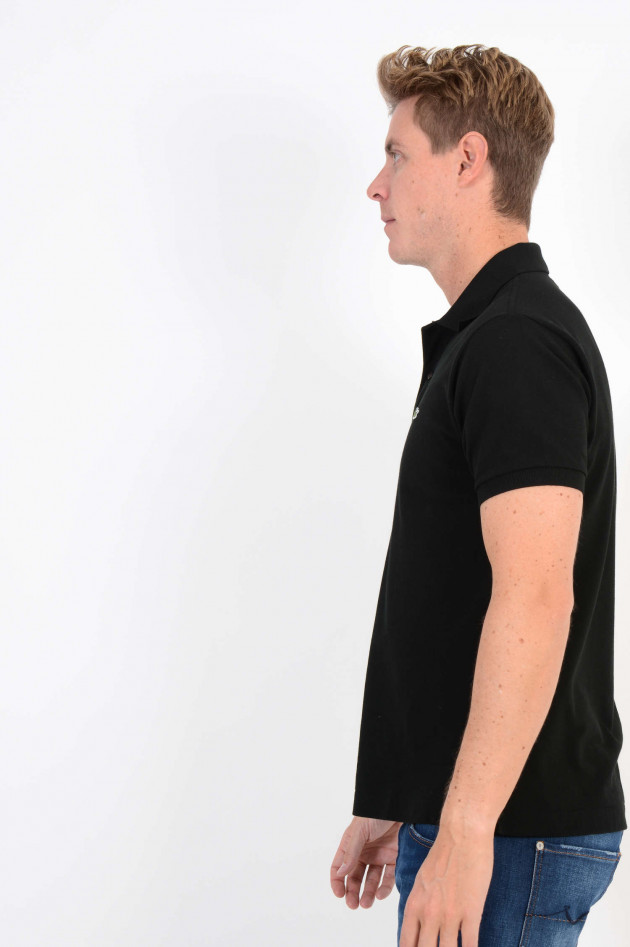 Lacoste Poloshirt aus Baumwolle in Schwarz