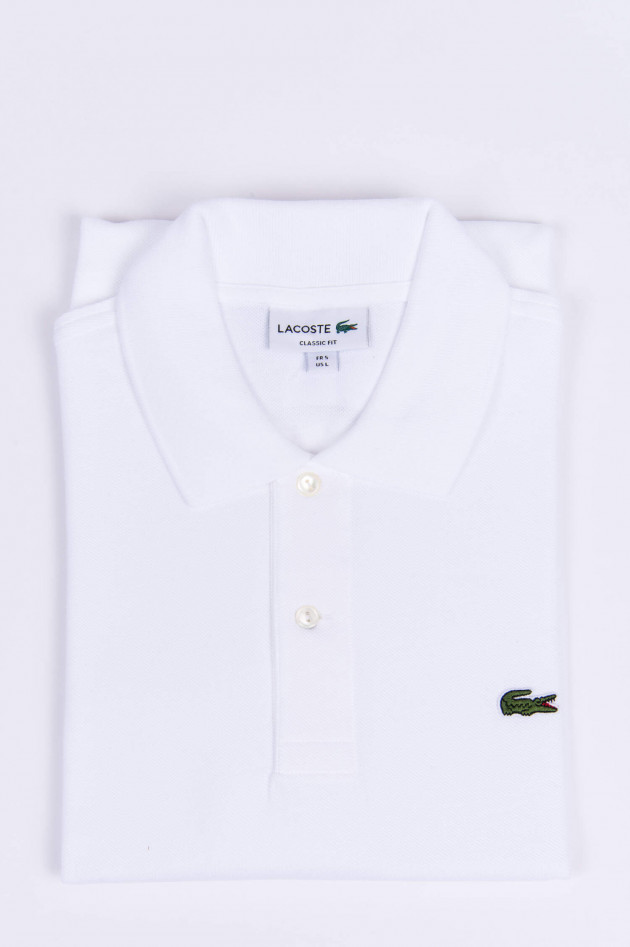 Lacoste Poloshirt mit Logo in Weiß