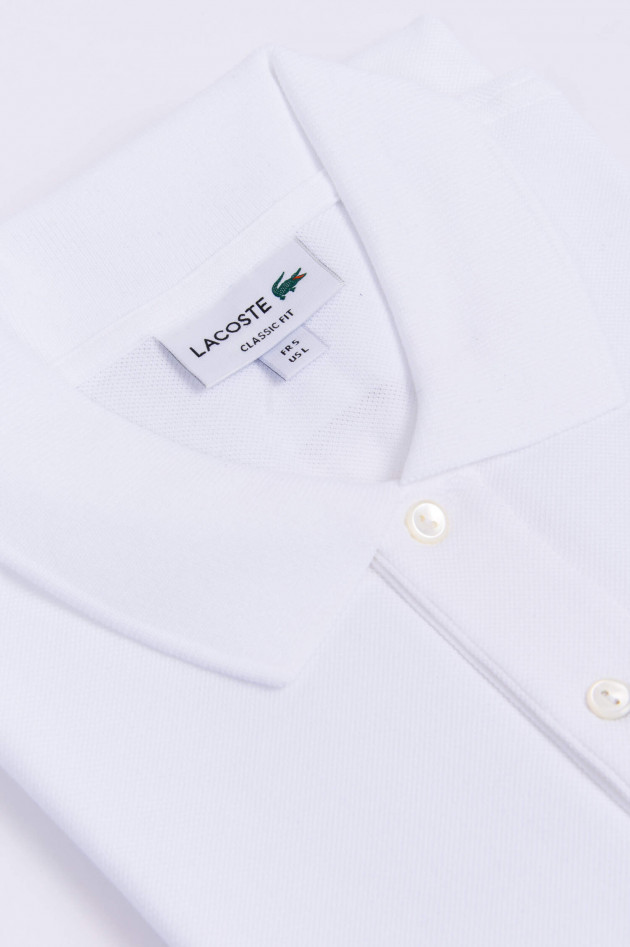 Lacoste Poloshirt mit Logo in Weiß