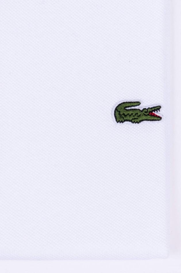 Lacoste Poloshirt mit Logo in Weiß