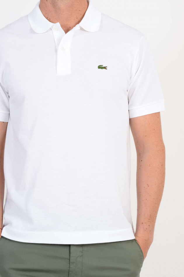 Lacoste Poloshirt mit Logo in Weiß