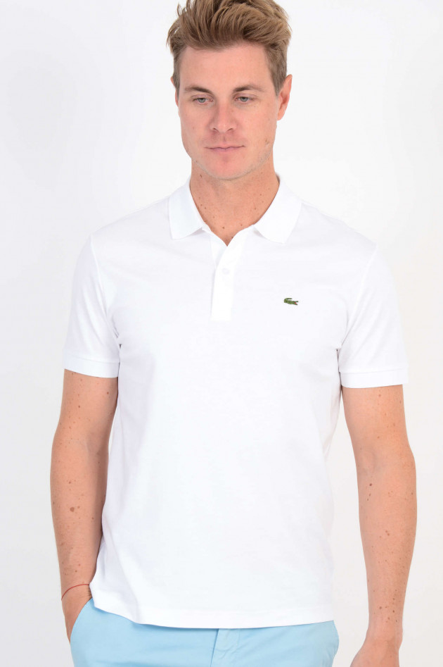 Lacoste Jersey Poloshirt in Weiß