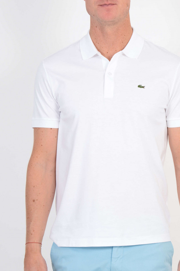 Lacoste Jersey Poloshirt in Weiß