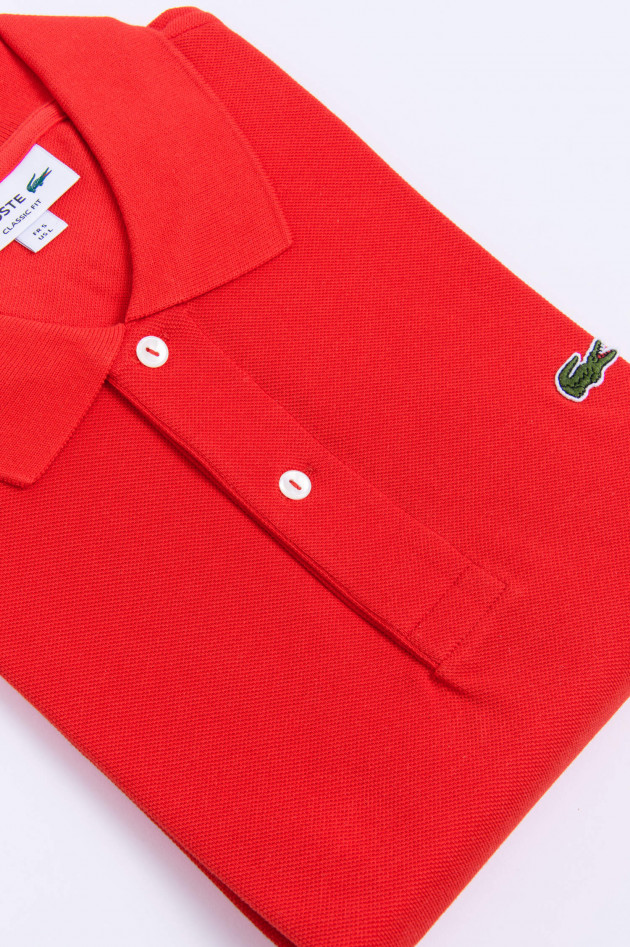 Lacoste Poloshirt mit Logo in Rot