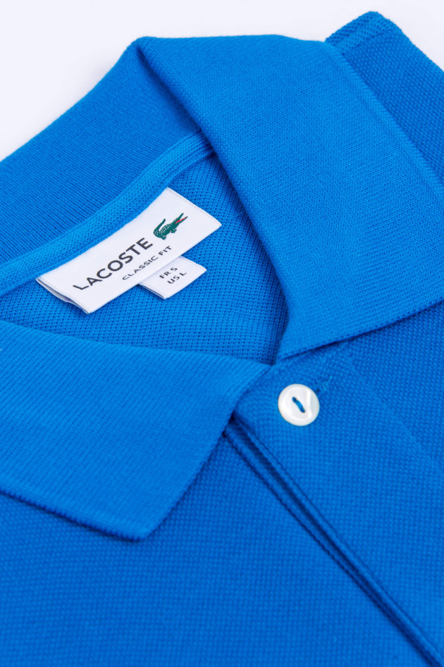 Lacoste Poloshirt mit Logo in Blau