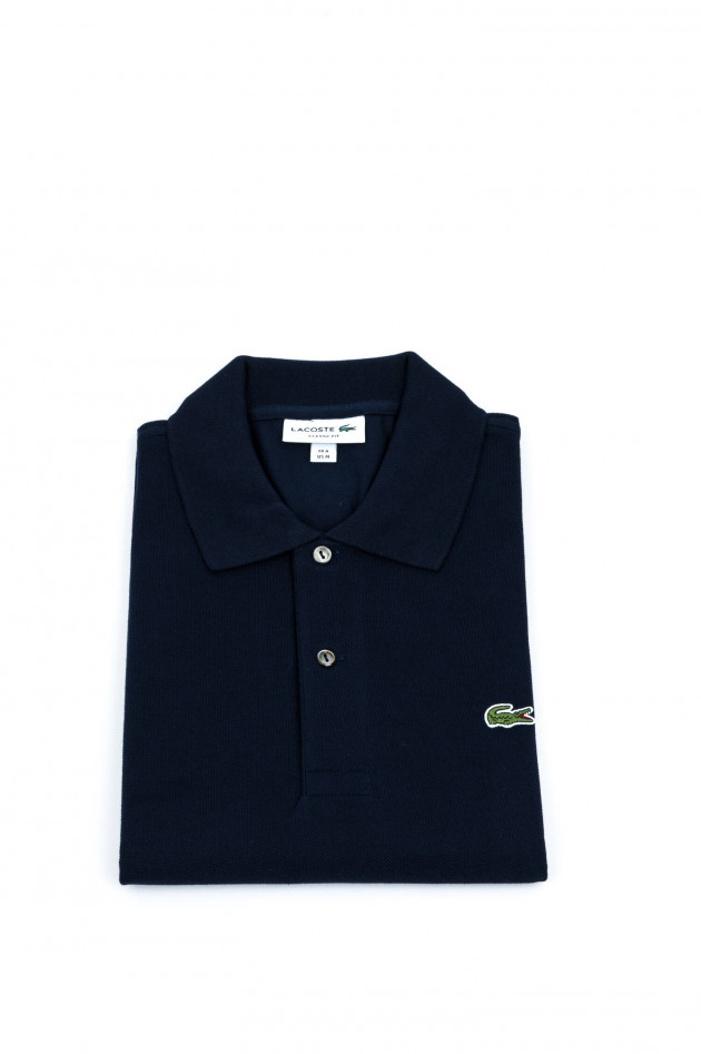 Lacoste Poloshirt mit Logo in Navy