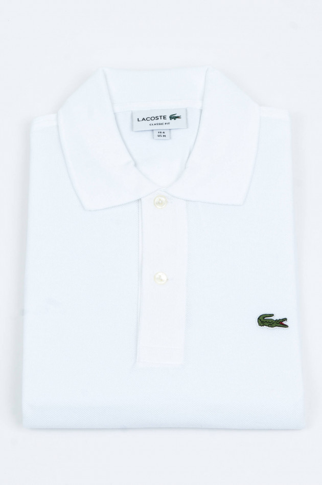 Lacoste Poloshirt mit Logo in Weiß