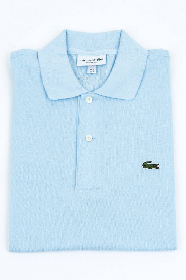 Lacoste Poloshirt mit Logo in Hellblau