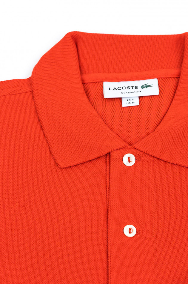 Lacoste Poloshirt mit Logo in Rot