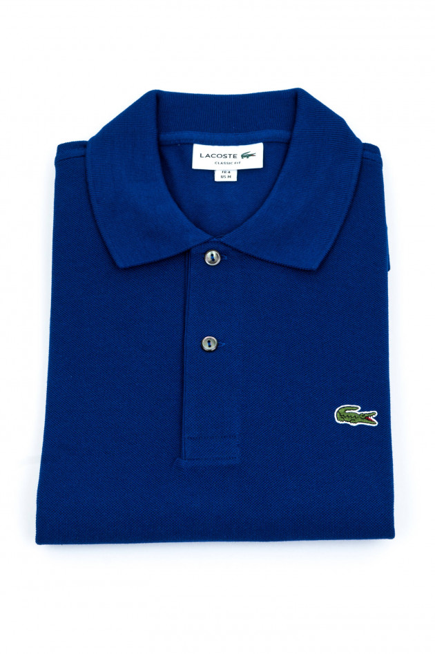 Lacoste Poloshirt mit Logo in Royalblau