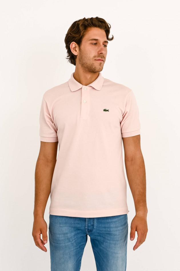 Lacoste Poloshirt mit Logo in Rosa