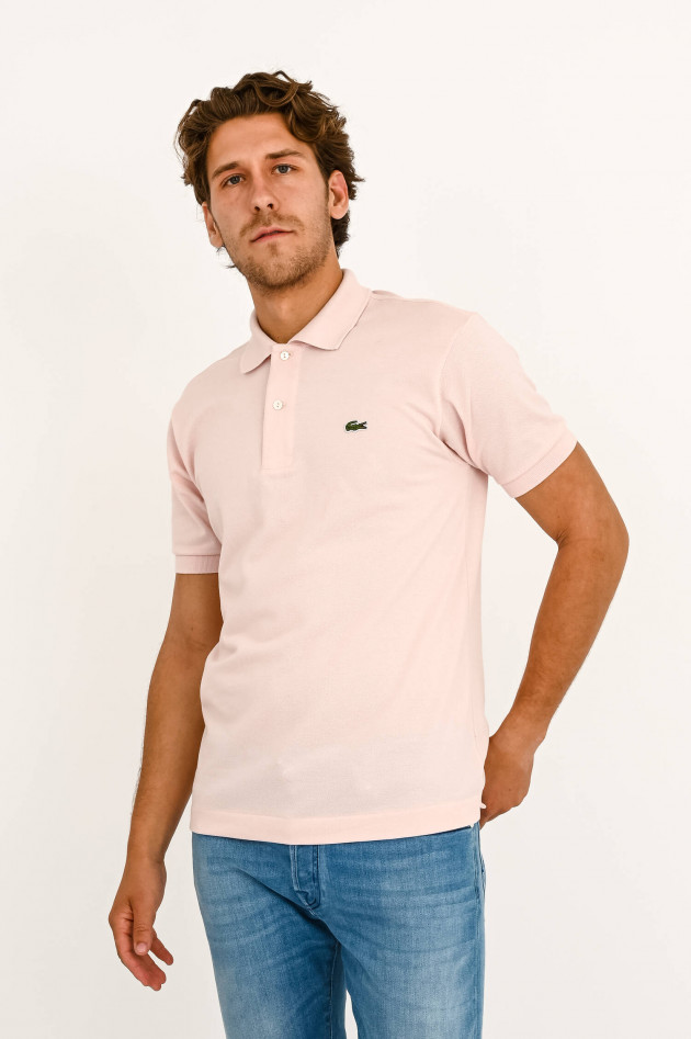 Lacoste Poloshirt mit Logo in Rosa