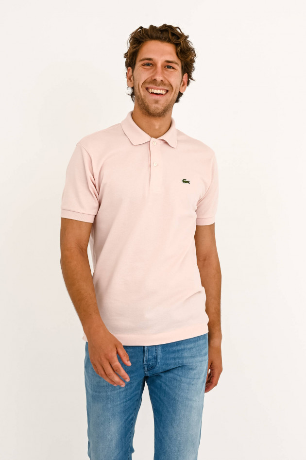 Lacoste Poloshirt mit Logo in Rosa