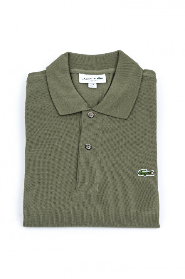 Lacoste Poloshirt mit Logo in Oliv