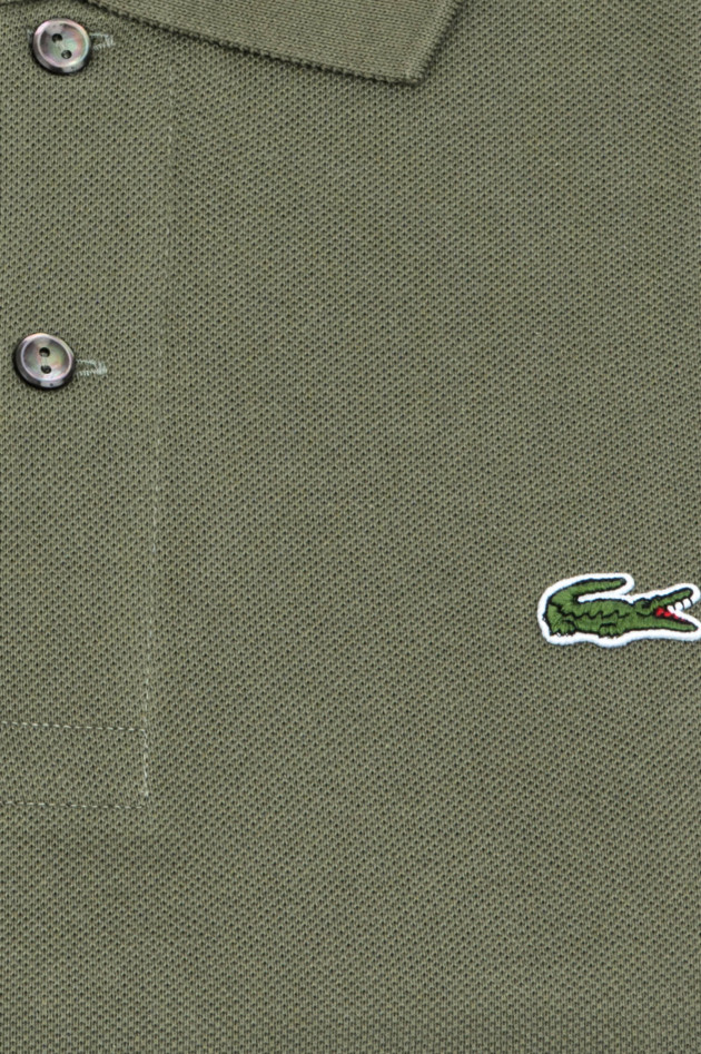 Lacoste Poloshirt mit Logo in Oliv