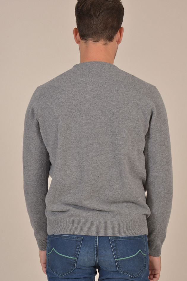 Lacoste Pullover aus Wolle in Grau