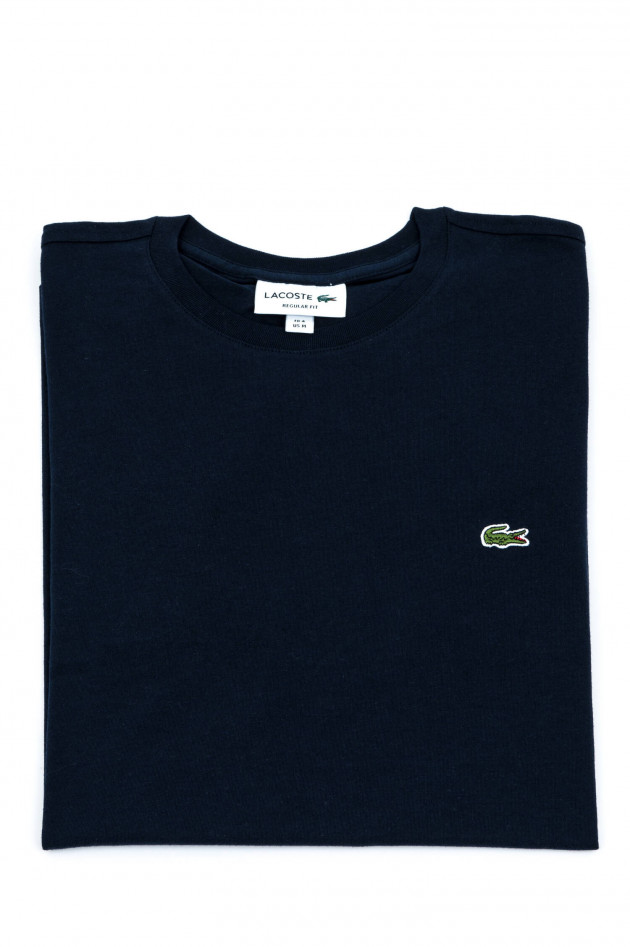 Lacoste T-Shirt mit Logo in Navy