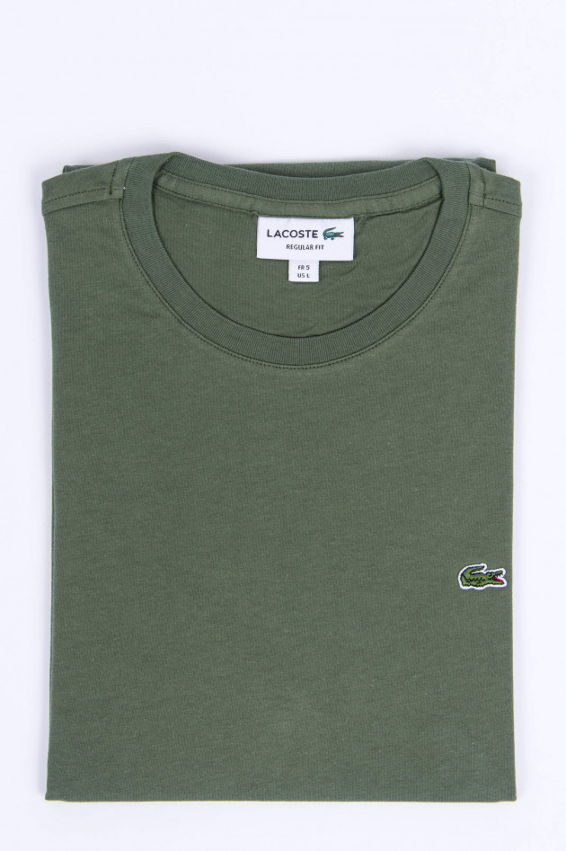 Lacoste T-Shirt mit Logo in Oliv