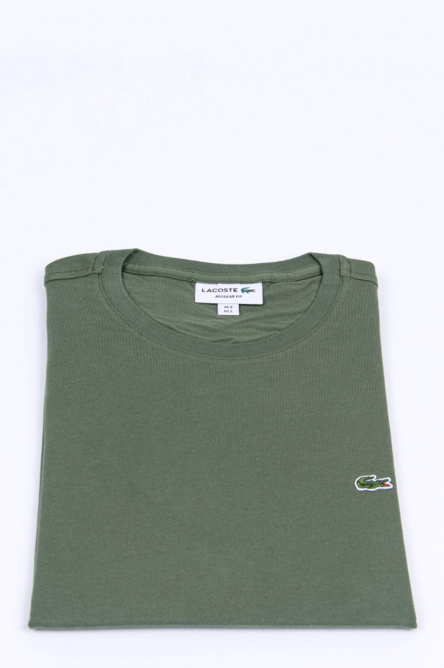 Lacoste T-Shirt mit Logo in Oliv